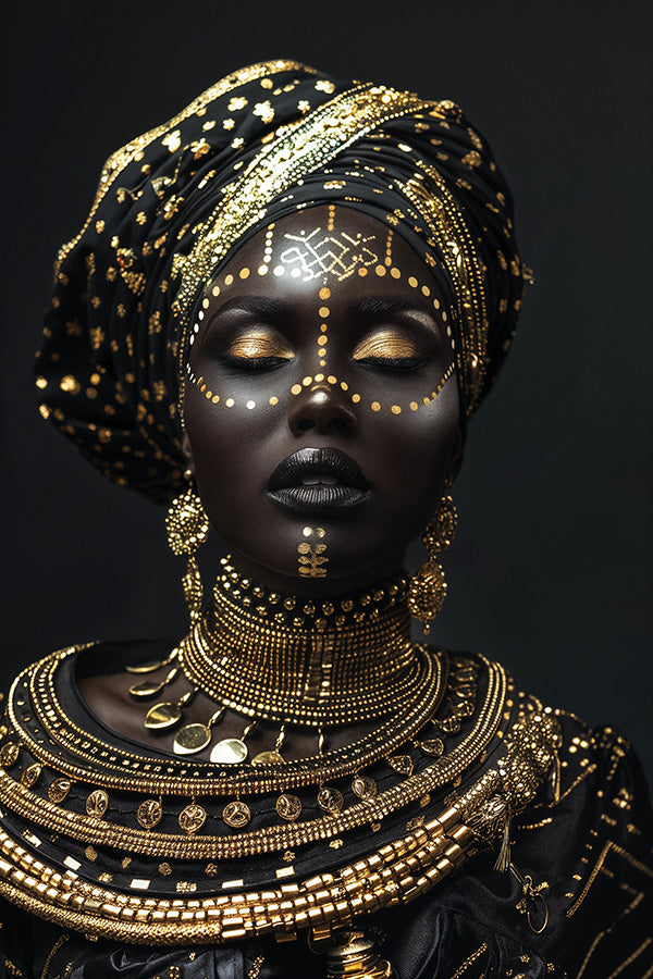 Black and Gold Woman #2