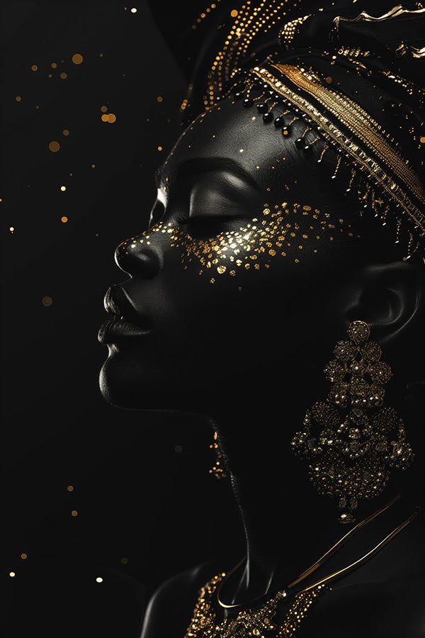 Black and Gold Woman #3