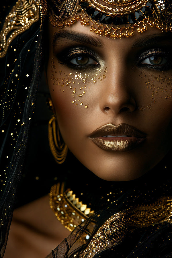 Black and Gold Woman #6