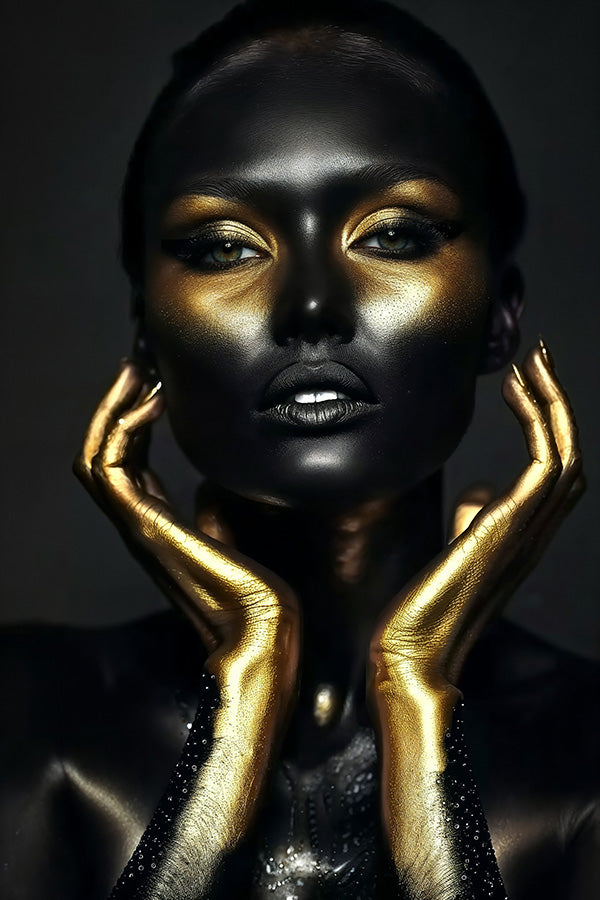 Black and Gold Woman #8