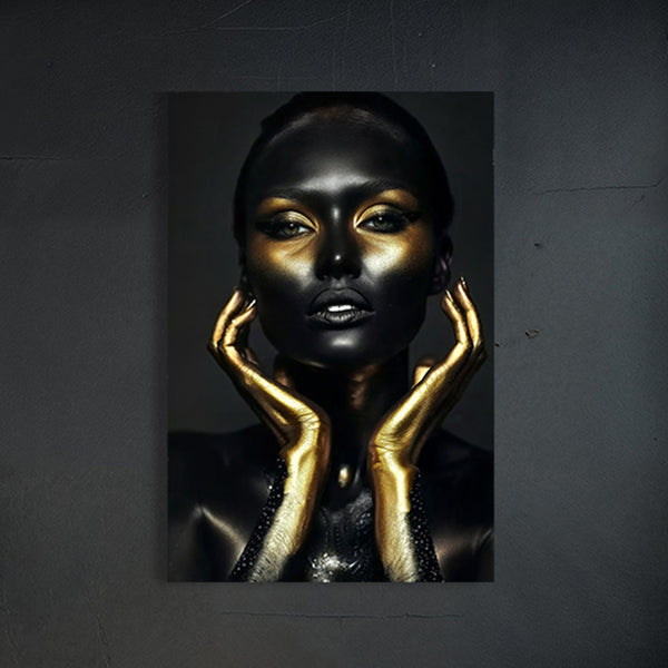 Black and Gold Woman #8