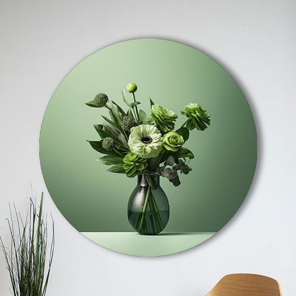 Minimalist Flowers Green RND