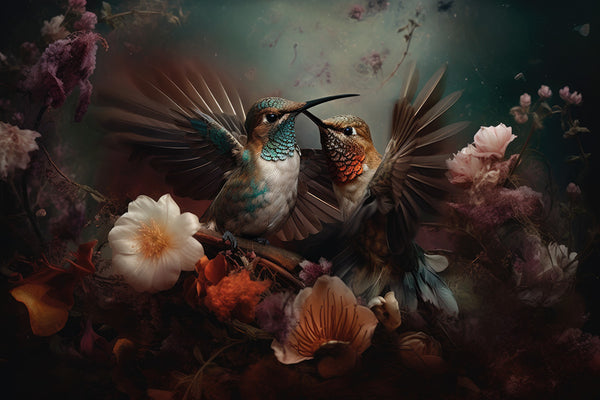 Hummingbird Couple #2 LS